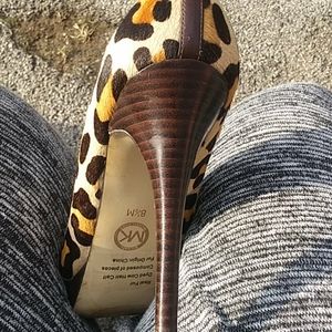 mk leopard shoes